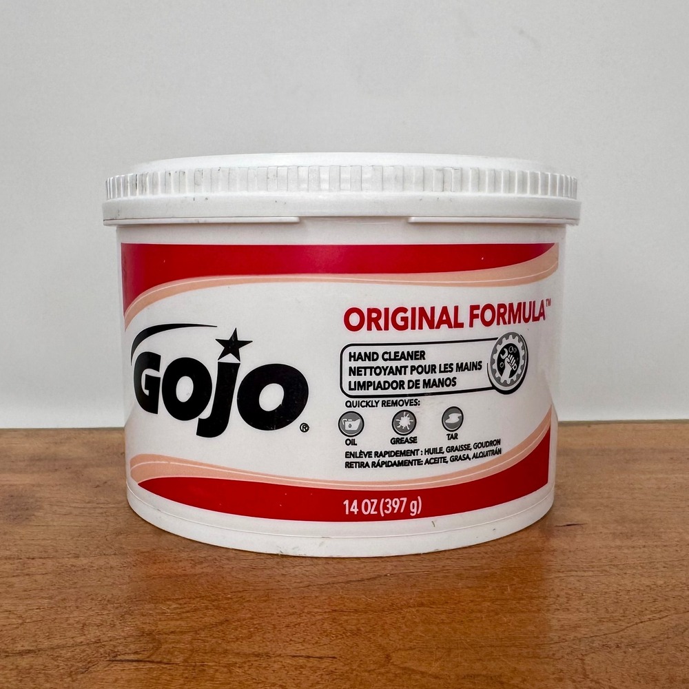 Gojo Original Formula Hand Cleaner 14 oz Tub Oil Grease Tar Remover Discontinued